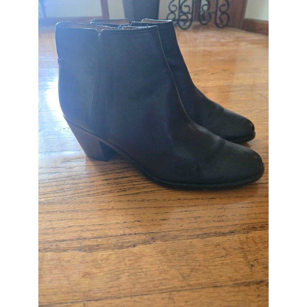 Frye Women's Black Leather Jolene Zip Up Ankle Booties Size 8M